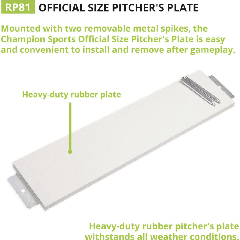 Champion Sports Official Pitcher's Plate (2)