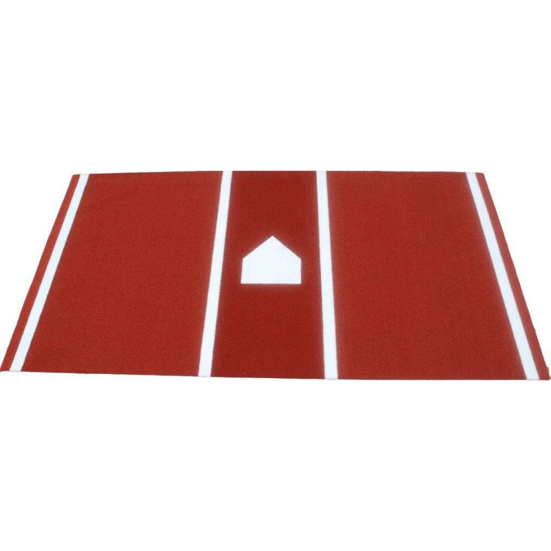 Premium 12 X 6 Baseballsoftball Hitting Mat In Claydirt Color